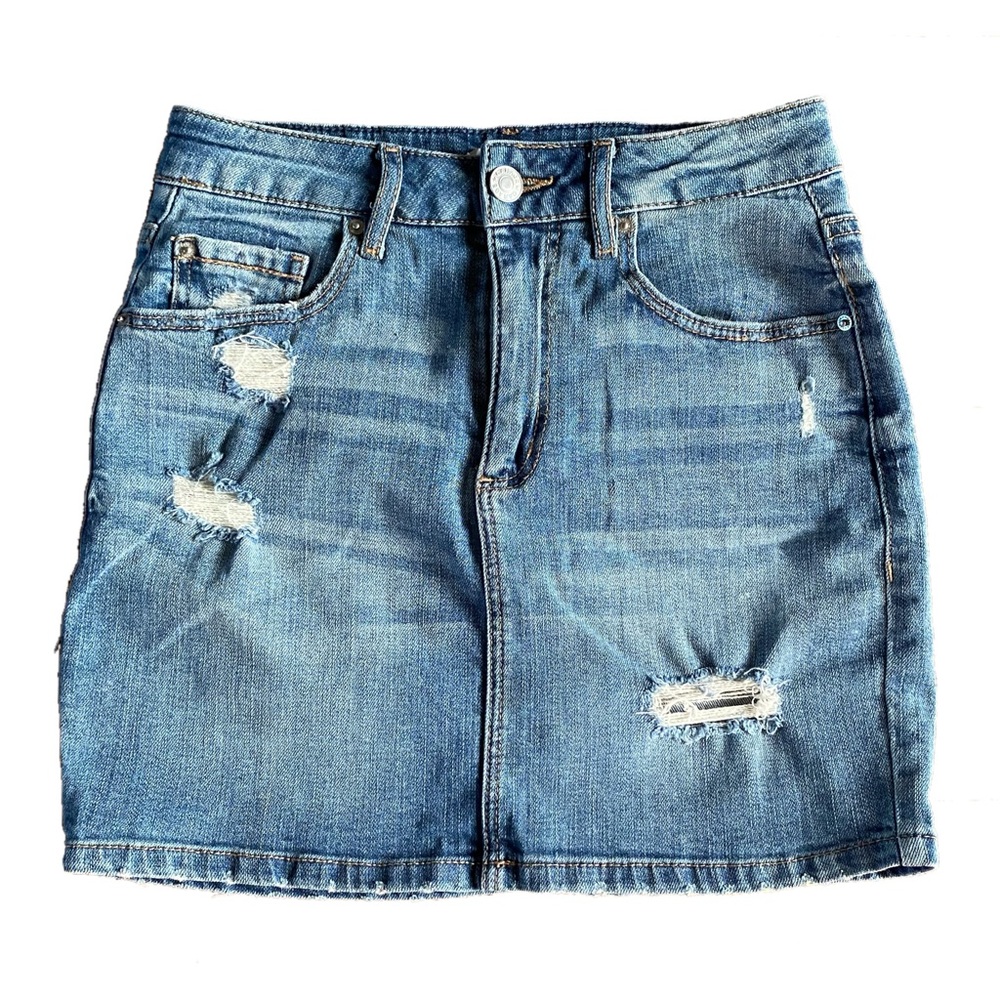 Garage Denim Skirt